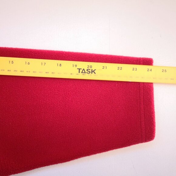 Wind River Men's Size XL Red & Navy V-neck Loose Fit Fleece Sweat Top - Picture 9 of 10